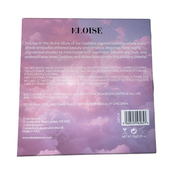 ELOISE BEAUTY Goddess Eyeshadow Palette, 0.35 oz New - Picture 5 of 7